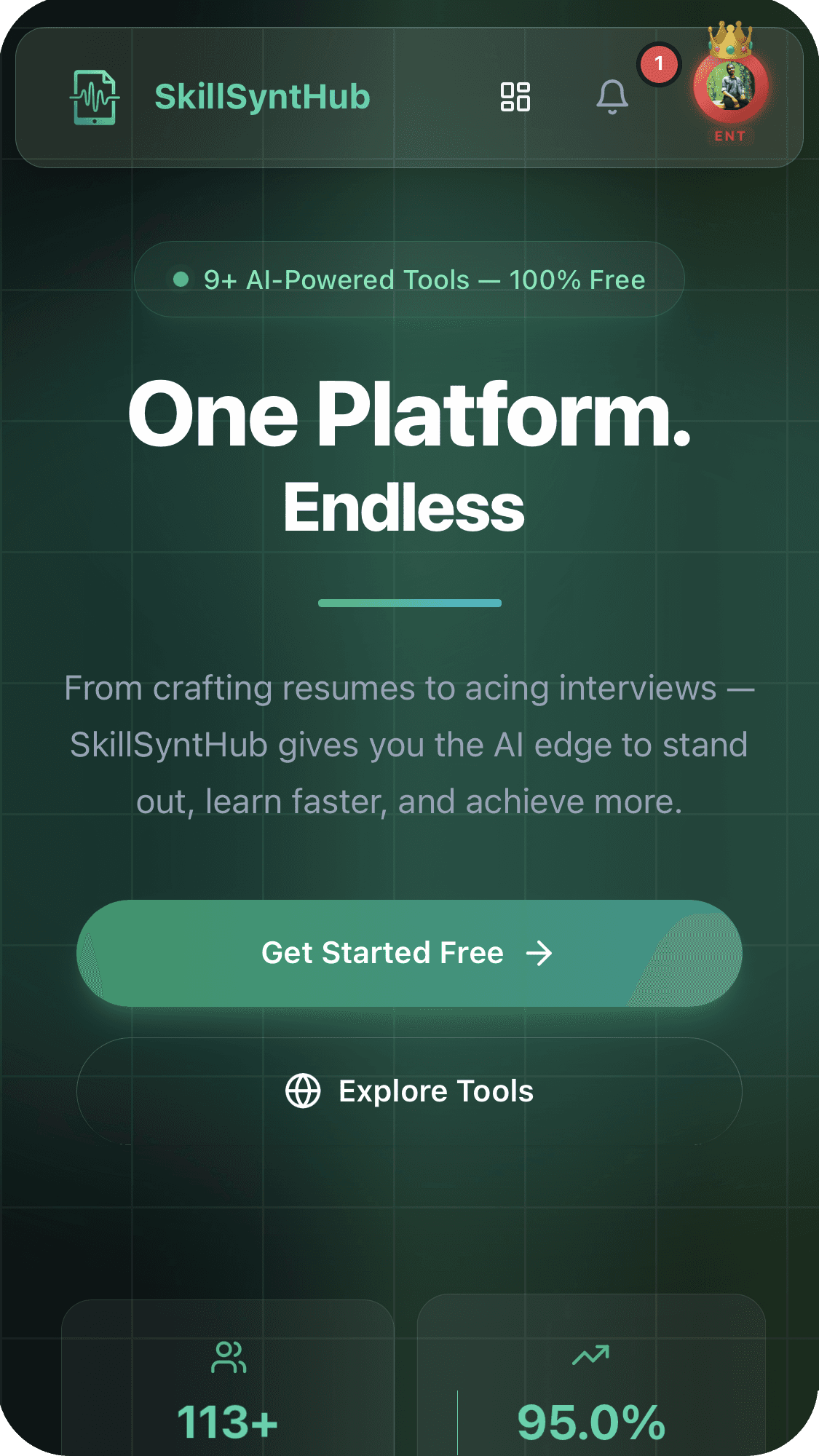 SkillSyntHub - AI-Powered Career & Learning Platform